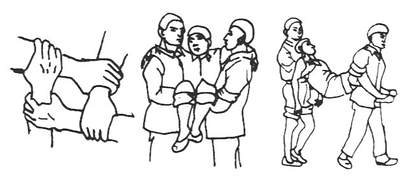 双人搬运伤(病)员