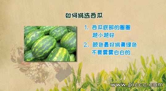 如何挑选西瓜