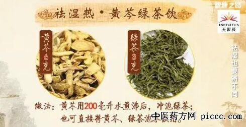 健康之路黄芩绿茶饮