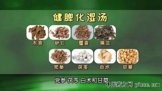 健脾化湿汤
