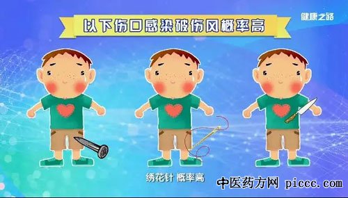 20181101健康之路视频和笔记:王传林,丧命的伤口,破伤风,百白破