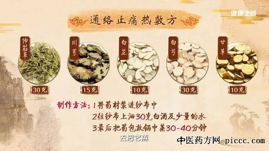 健康之路20181111:曹克刚,中医好方法解头痛,通络止痛热敷方