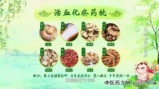 健康之路20190609:黄彬,巧用香药来化瘀,乳香止痛方,活血化瘀药枕