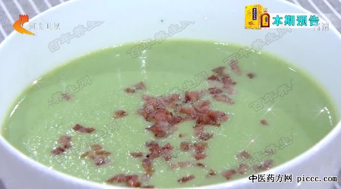 培根奶油豌豆汤