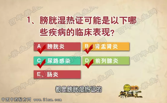 膀胱湿热证的临床表现