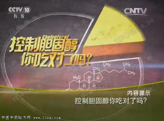 控制胆固醇你吃对了吗