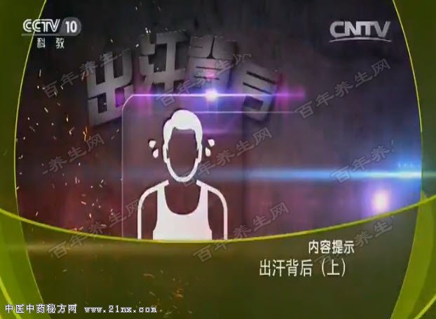 出汗背后