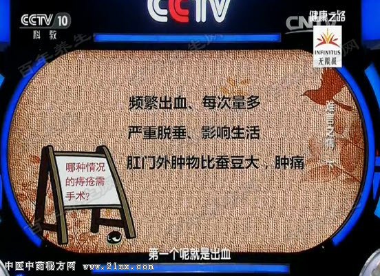 需要手术的痔疮