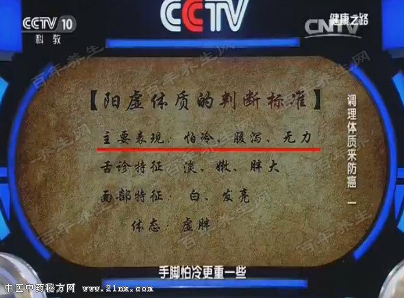 阳虚体质的判断标准