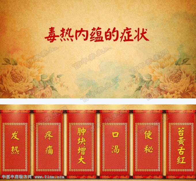 毒热内蕴的症状