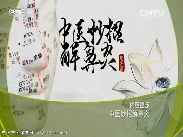 中医妙招解鼻炎