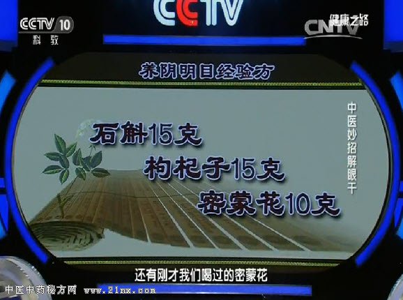 养阴明目经验方