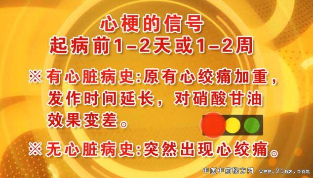 心梗的信号