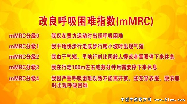 改良呼吸困难指数