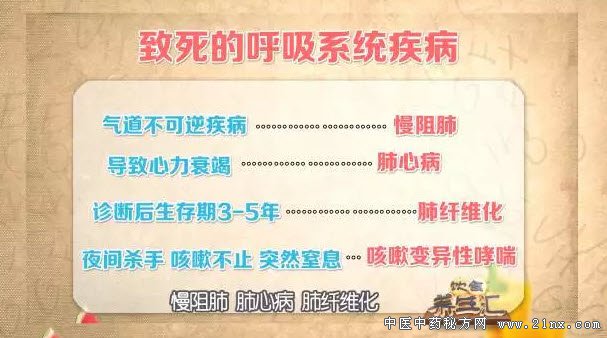 致死的呼吸系统疾病