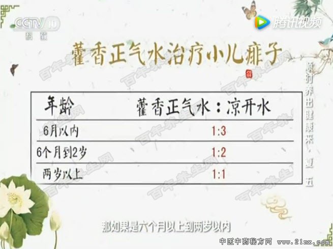 藿香正气水的妙用