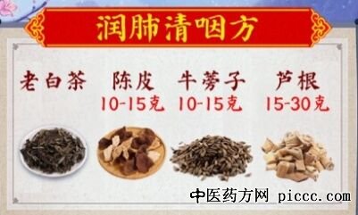 润肺清咽方