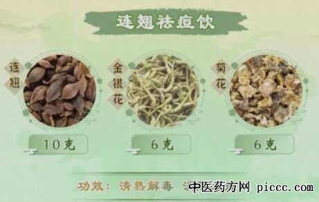 连翘祛痘饮