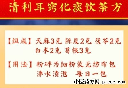 清利耳窍化痰饮
